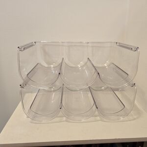 Clear Cup Organizer Rack